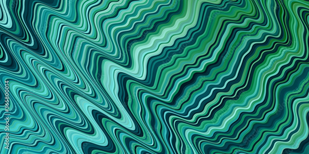 Light Blue, Green vector background with bent lines. Illustration in abstract style with gradient curved. Smart design for your promotions. Light Blue, Green vector background with bent lines. Illustration in abstract style with gradient curved. Smart design for your promotions.
