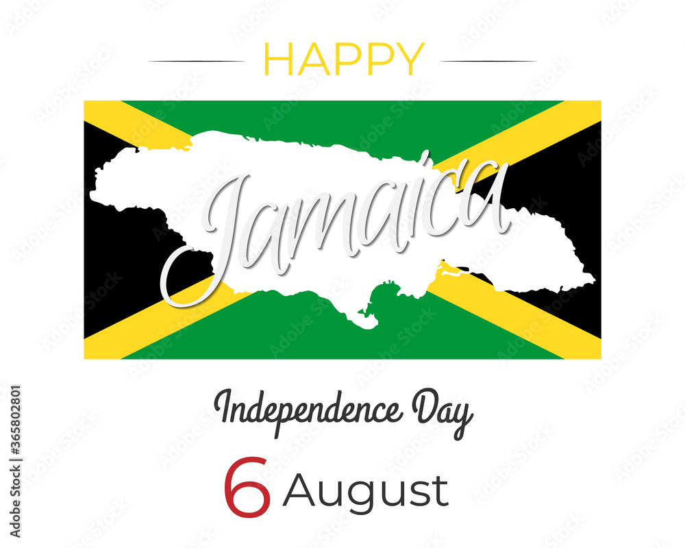 Happy Independence Day Celebration of Jamaica greetings and wishes