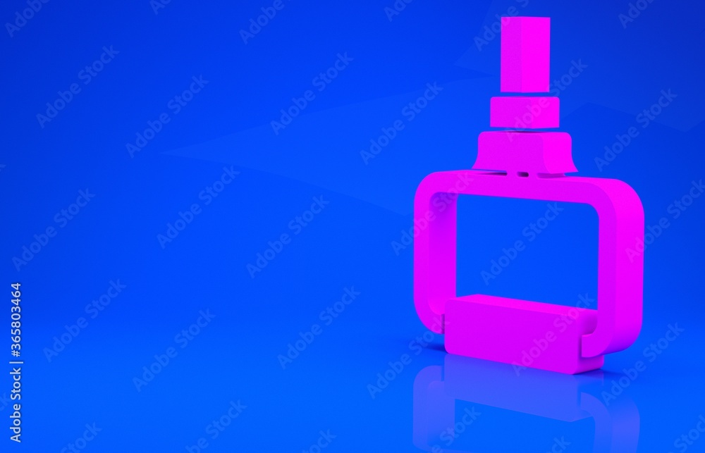 Pink TPX loop training equipment icon isolated on blue background. Sport equipment. Minimalism concept. 3d illustration. 3D render. Pink TPX loop training equipment icon isolated on blue background. Sport equipment. Minimalism concept. 3d illustration. 3D render.