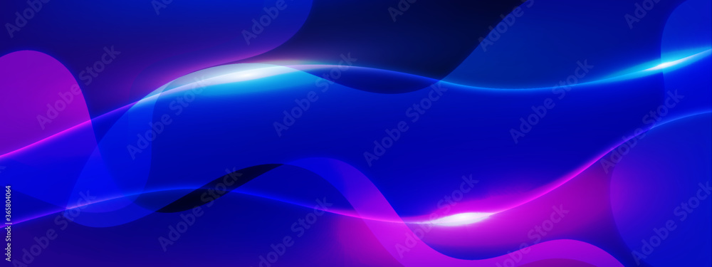 Fototapeta premium futuristic technology lines background with light effect