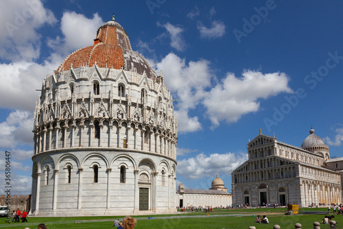 The Baptistery in Pisa Tuscany