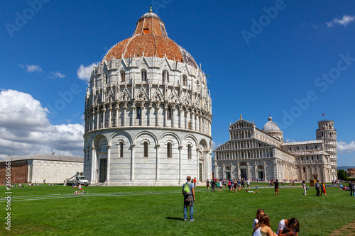 The Baptistery in Pisa Tuscany