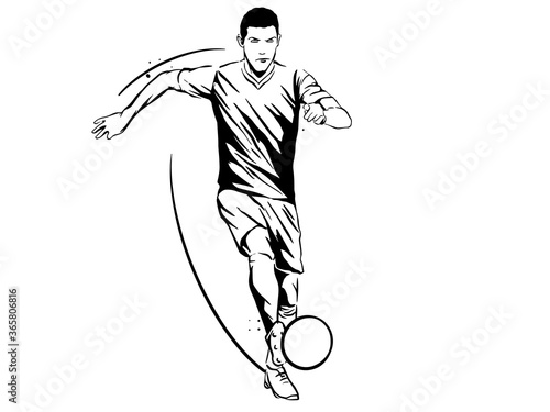 Soccer Football player