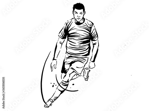 Soccer Football player