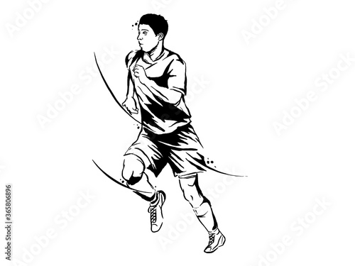 Soccer Football player