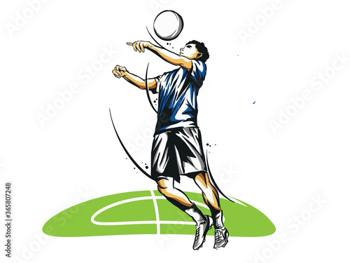 Soccer Football player