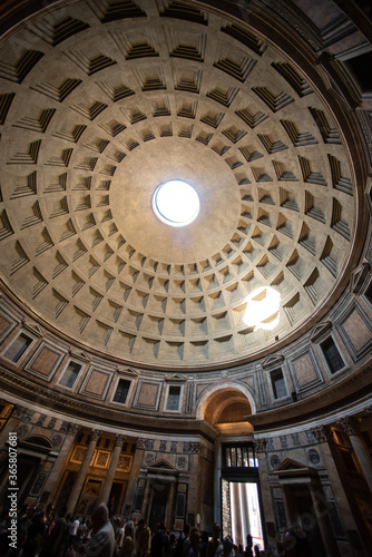Pantheon interior in Rome