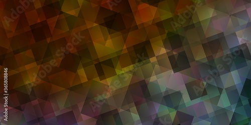 Light Blue, Yellow vector background with triangles.