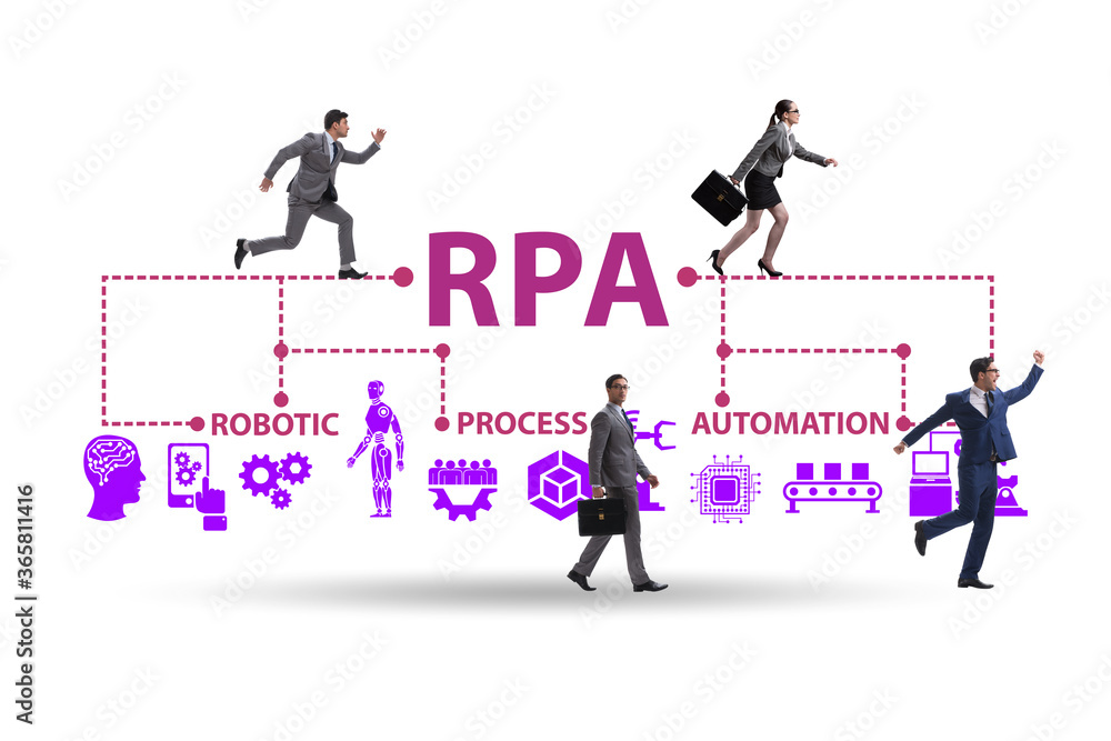 Concept of RPA - robotic process automation Concept of RPA - robotic process automation