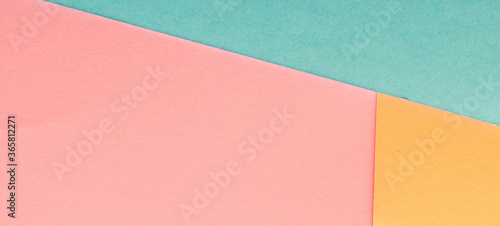 abstract colored paper background geometric pastel tone wallpaper banner for web