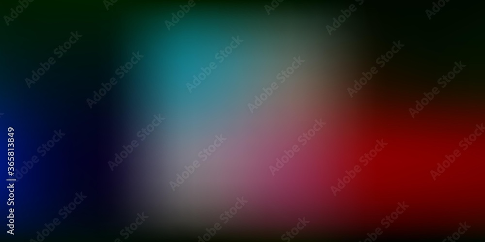 Obraz premium Dark Pink, Green vector blur background.