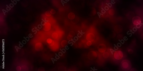 Dark Purple vector layout with circles. Abstract illustration with colorful spots in nature style. Pattern for business ads.