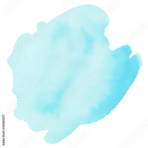 watercolor splashes isolated on white background