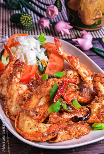  Thai Style Fried Shrimp With Chili