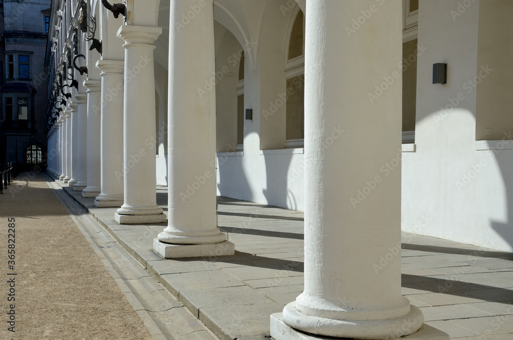Columns in King's palace