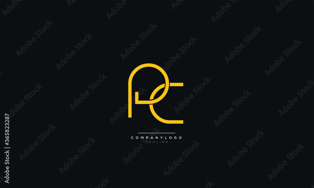 Letter PC Logo Alphabet Design Icon Vector Symbol Letter PC Logo Alphabet Design Icon Vector Symbol