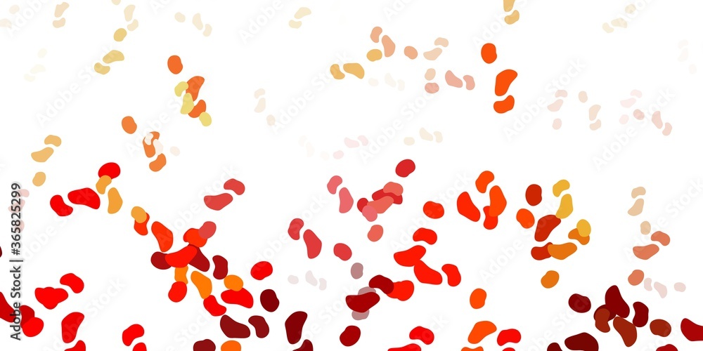 Light orange vector template with abstract forms. Light orange vector template with abstract forms.