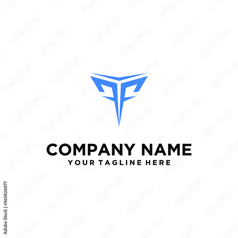 Abstract letter F logo design. Creative,Premium Minimal emblem design template. Graphic Alphabet Symbol for Corporate Business Identity