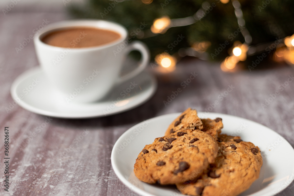 chocolate chip cookies and coffee chocolate chip cookies and coffee