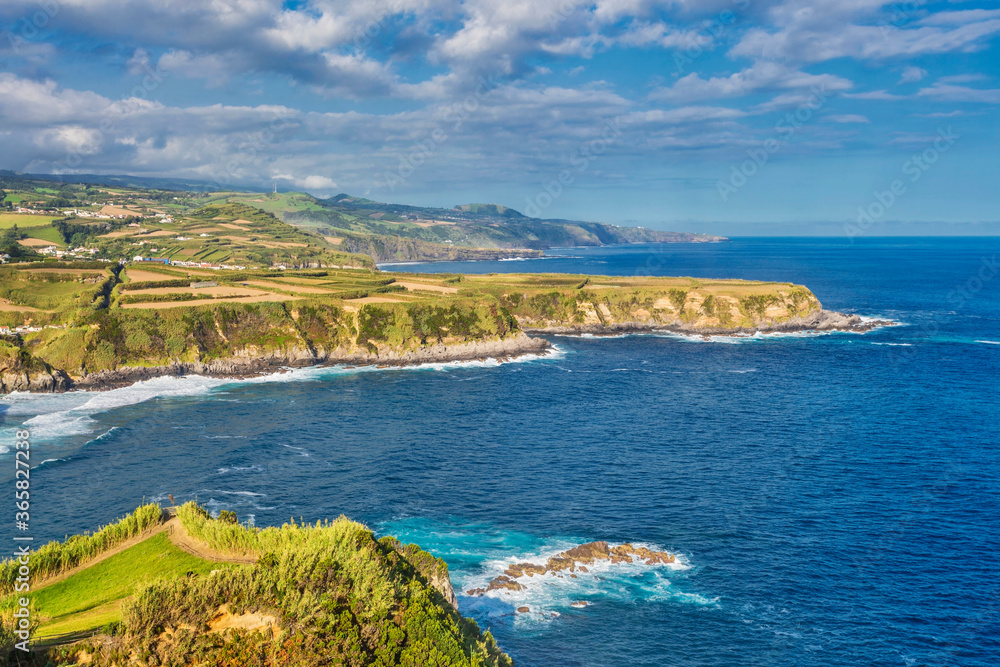 beautiful viewpoint on the Sao Miguel island