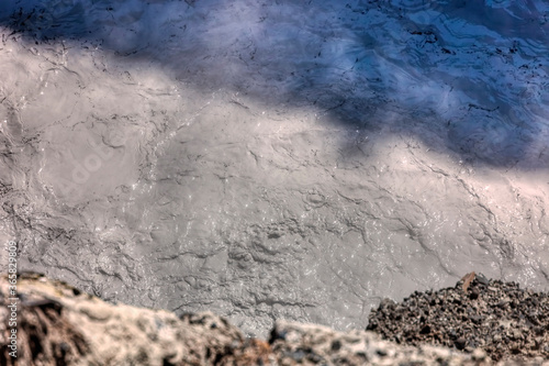 Boiling mud pool in Wai-O-Tapu geothermal area © amelie