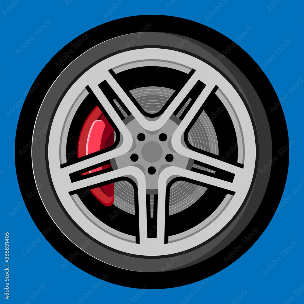 car wheel, car rim tires flat icon logo vector illustration, isolated stock vector car wheel, car rim tires flat icon logo vector illustration, isolated stock vector