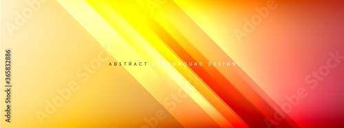 Motion concept neon shiny lines on liquid color gradients abstract backgrounds. Dynamic shadows and lights templates for text