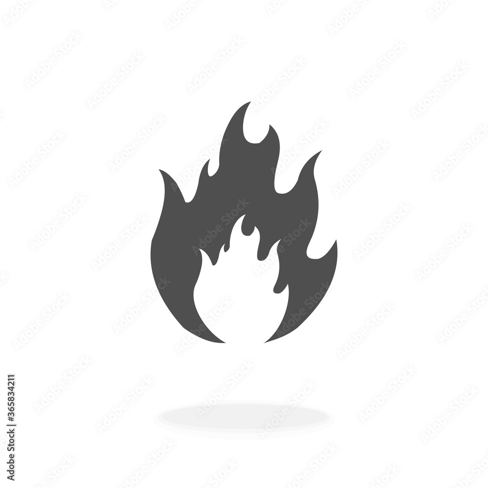 Fire Icon Vector Illustration Symbol Fire Icon Vector Illustration Symbol