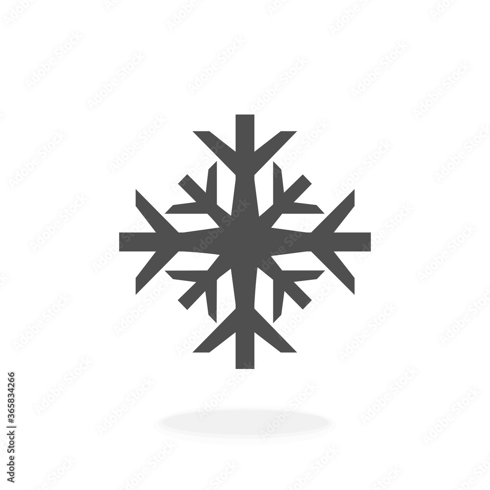 Snow Flake Icon Vector Illustration Symbol Snow Flake Icon Vector Illustration Symbol