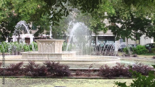 Marble Fountain in Umberto Merlin square in Rovigo in Italy 6 photo