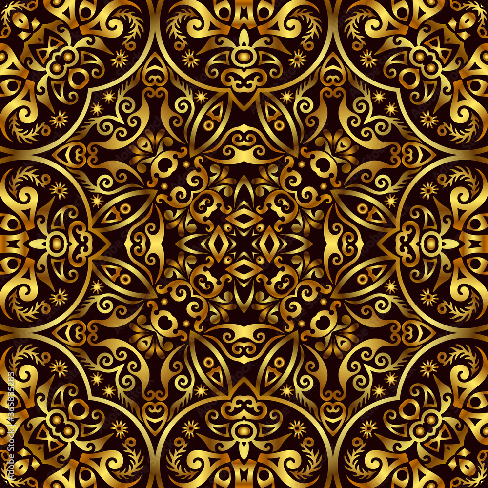 Vector abstract ethnic ornamental background