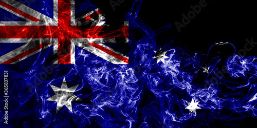 Australia smoke flag
