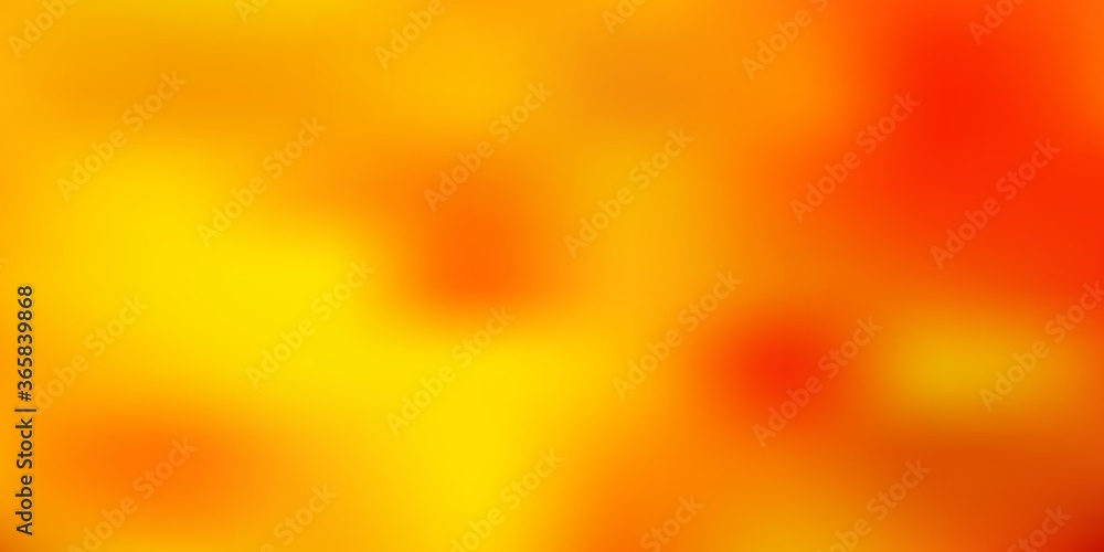 Dark yellow vector blur layout.