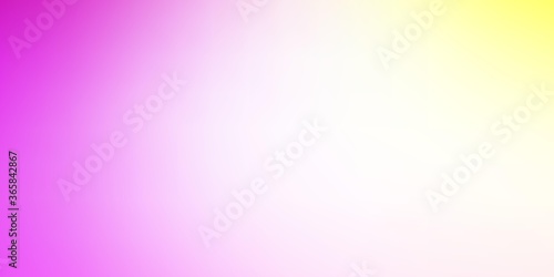Light Pink, Yellow vector abstract layout. Elegant bright illustration with gradient. New side for your design.