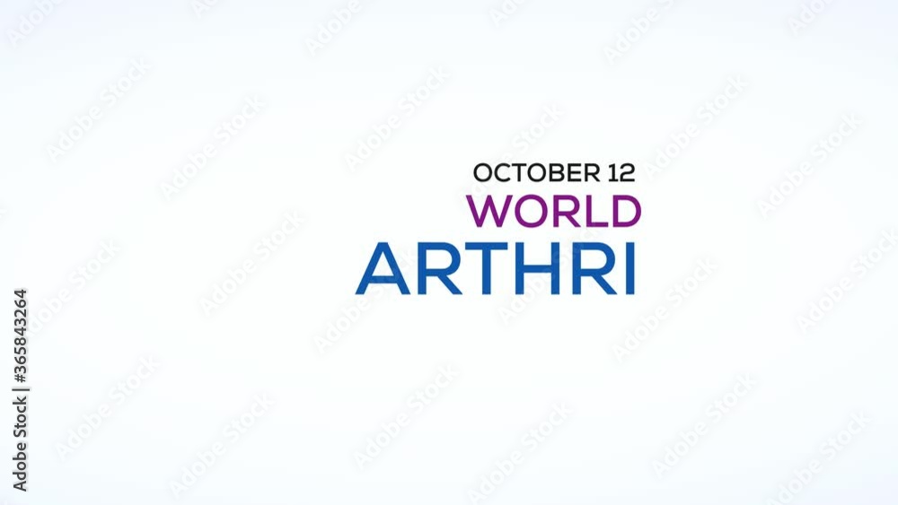 Video animation on the theme of world Arthritis day observed each year on October 12th across the globe. Motion graphics. Video animation on the theme of world Arthritis day observed each year on October 12th across the globe. Motion graphics.