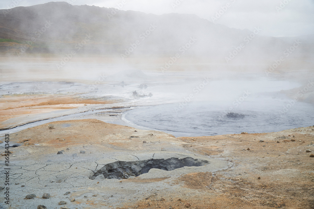 Hverir, Geothermal Spot, Iceland Hverir, Geothermal Spot, Iceland