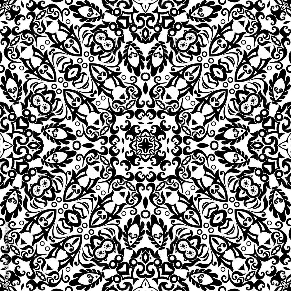 Vector ethnic hand drawn ornamental background. Vector ethnic hand drawn ornamental background.