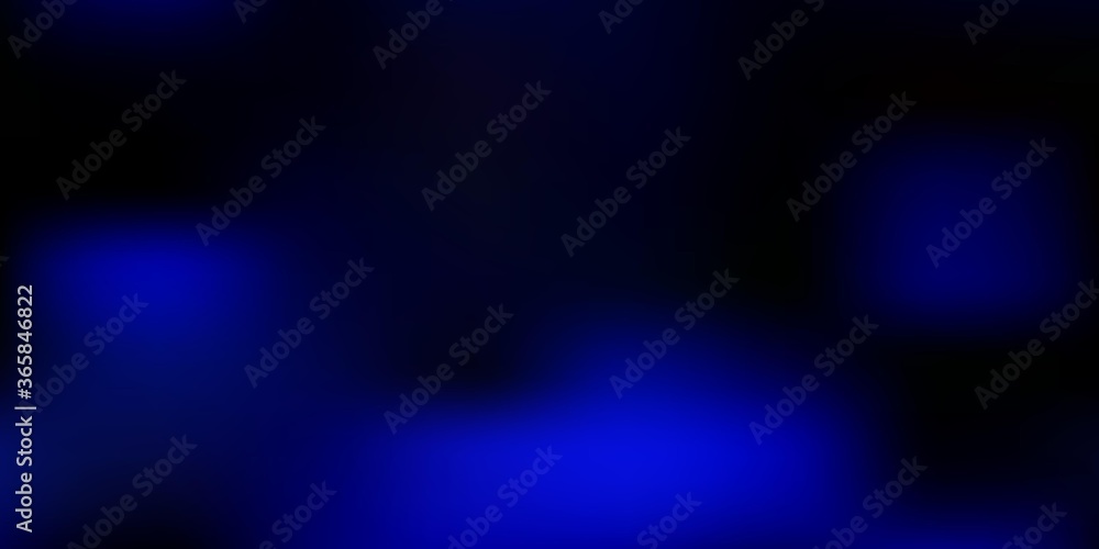 Dark blue vector blurred pattern.