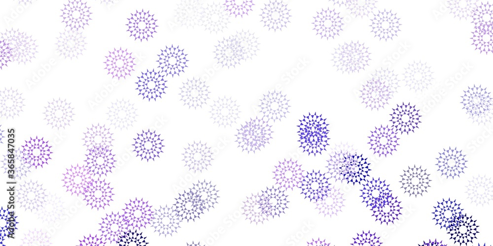 Light purple vector doodle background with flowers. Light purple vector doodle background with flowers.