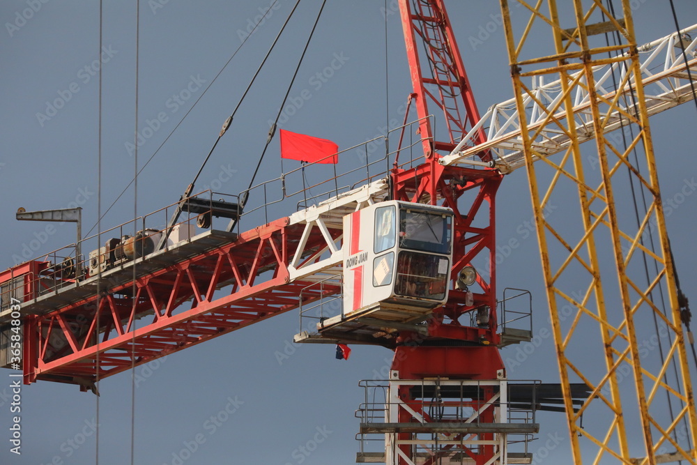 crane on a construction site