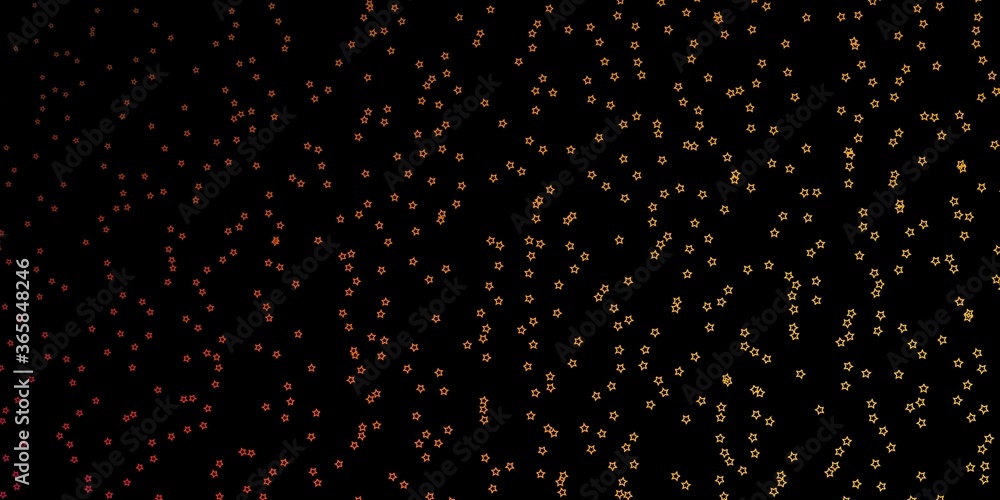 Dark Orange vector background with small and big stars. Decorative illustration with stars on abstract template. Pattern for wrapping gifts. Dark Orange vector background with small and big stars. Decorative illustration with stars on abstract template. Pattern for wrapping gifts.
