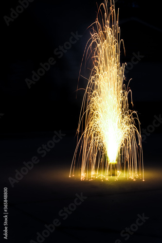 Golden Fountain Firework
