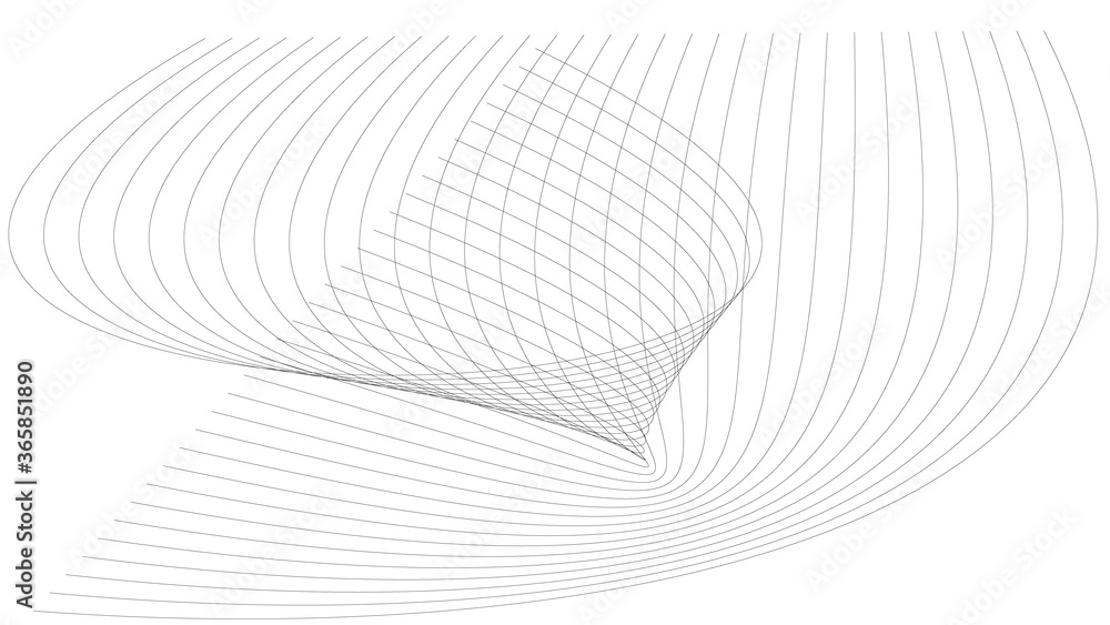 Background Wave Line  