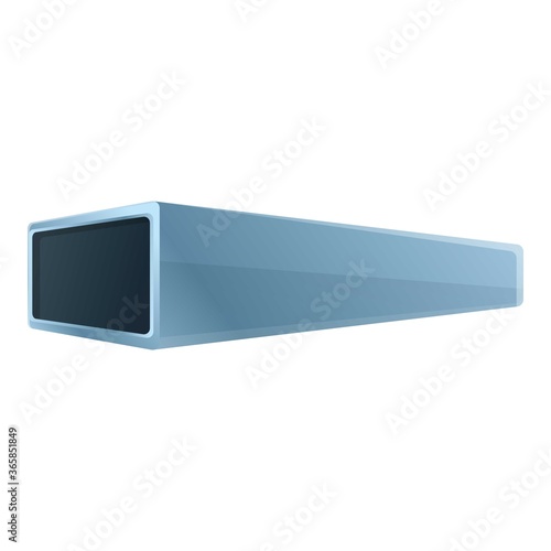 Metallurgy metal bar icon. Cartoon of metallurgy metal bar vector icon for web design isolated on white background
