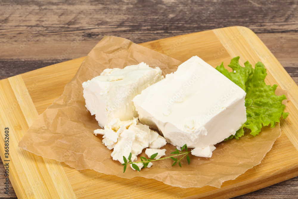 Greek traditional Feta soft cheese