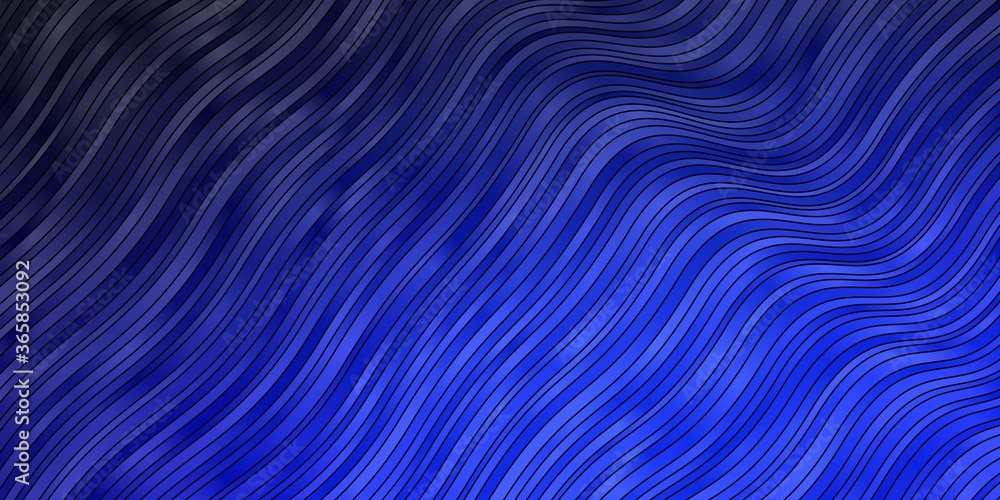 Dark BLUE vector layout with wry lines. Bright sample with colorful bent lines, shapes. Pattern for websites, landing pages. Dark BLUE vector layout with wry lines. Bright sample with colorful bent lines, shapes. Pattern for websites, landing pages.