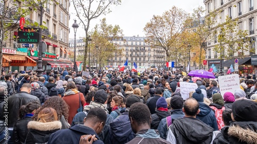 Manifestation contre l’islamophobie, Paris photo