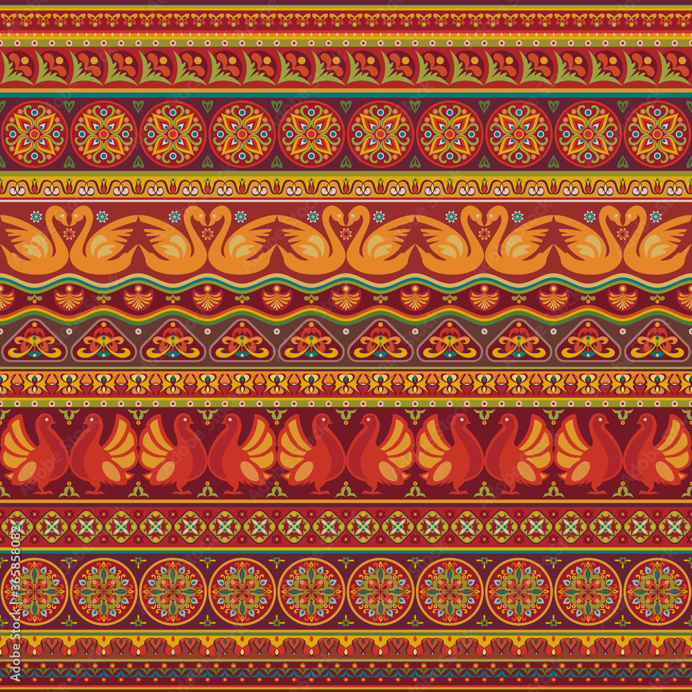 Abstract ethnic stripe pattern, vector background Abstract ethnic stripe pattern, vector background
