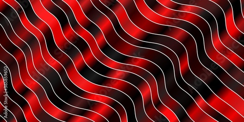 Dark Orange vector template with lines. Abstract gradient illustration with wry lines. Pattern for websites, landing pages.