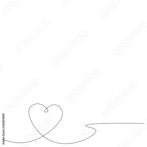 Heart love background design. Vector illustration